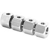Phefop Adattatore di Estensione del per Camion WPL D12 RC Materiale in Lega di Alluminio Dimensioni Precise Installazione Facile Accessori da 4 Pezzi (Silver)