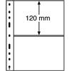 Leuchtturm 309942 Maniche in plastica cristallina Optima - Divisione 2 per Banconote e Cartoline - Confezione da 10