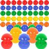 Frdelma Palline da Gioco della Lotteria, 50 pezzi Palline della Lotteria 3 cm Palline di plastica divisibili Palline cave per lotteria, feste, attività, estrazioni a sorte, 5 colori