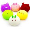 WEINIBAO Squeeze Toys Squishy Giocattoli, 6 Pezzi Squishy Gadget Compleanno Bambini, Mini Giocattoli Antistress da Spremere Morbidi, Kawaii Squishy Piccoli Gadget per Premi Regalini Fine Festa Compleanno (A)