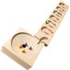 Kaeltsyn Set rulli in Legno da Costruzione Giocattolo educativo per Bambini Blocchi Costruzione con Pista per Palline Set rulli in Legno creativi Giocattolo didattico per Bambini in età la