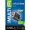 Cellularline - Carica Batterie Achusbgan2pd30wk-nero