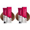 Vitalcare | Professional - Colorazione Permanente Professionale, Crema Colorante Capelli, Tintura Capelli con Proteine della Seta, n° 6/3, Biondo Scuro Dorato, 100ml (Confezione da 2)