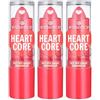 Essence Cosmetics Essence BALSAMO FRUITY HEART CORE-02 (Confezione da 3)