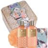 Accentra Set regalo da donna Bathing Rituals in bel cestino, 4 pezzi, set da bagno con gel doccia, bagnoschiuma, sapone e spugna a rete - Set benessere per donne e ragazze Profumo: Magnolia &
