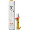 GK Hair Olio all'Argan 0.34 Fl Oz + The Best Trattamento Lisciante 300ml - Kit Cheratina Professionale Brasiliano, Capelli Lisci, Setosi e Senza Crespo, Riparazione Capelli Secchi, Idratazione e Lucen