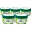 MUNTRADE Sorbetto Idratante Aloe Vera 5x250 ml | Crema Gel Viso e Corpo con Aloe Vera Bio | Texture Leggera e Rinfrescante | Doposole e Post-Depilazione | Vegan, Senza Parabeni e Siliconi