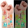 Leesgel Tatuaggi a forma di robot per bambini, 10 fogli di tatuaggi luminosi per feste di compleanno per bambini, regali per gli ospiti, regali di compleanno per bambini, piccoli regali per la scuola