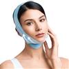 PLANTIFIQUE Maschera Doppio Mento Contorno Viso Donna e Uomo | Riutilizzabile e Regolabile in Tessuto Traspirante | Ice Silk Chin Mask