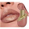 LYSdefeu Rossetto glitterato metallizzato, colore malva, lucidalabbra scintillante per donne