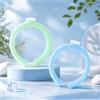Generic Confezione da 2 tubi refrigeranti riutilizzabili in TPU, multicolore, resistenti alle perdite, accessorio estivo per il sollievo dal calore, per campeggio, sport, giardinaggio (braccialetto blu)