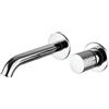 Jacuzzi Miscelatore lavabo a muro Jacuzzi Rubinetteria Armonia Grip per piletta Click Clack