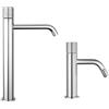 Jacuzzi Set rubinetti lavabo alto e bidet Jacuzzi Rubinetteria Armonia Grip cromati per piletta click clack