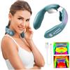 FRCOLOR Massaggiatore Cervicale Dispositivo USB Portatile Intelligente e Massaggio Profondo Funzione Riscaldante in Abs per Sollievo Muscolare e Relax al Collo in Ufficio