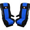 SABA Coprisedile Auto per DAF 105 XF dal 2012, 2 cinghie, Blu