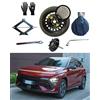 D'ANGELO 1988 Kit Ruotino di Scorta 17 compatibile con Hyundai Kona con Cric, Chiave, Vite, Guanti e Sacca 125/80R17