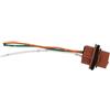 UEGVJIAS connettore sensore 2 pz T20 7440 W21W 7443 W21/5W Presa per Auto Portalampada Adattatore per Lampada Automatica Cablaggio connettore(7443 W21 5W)