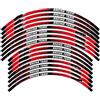 UTONGMU Set Di Strisce Cerchi Moto Per CRF 450 Crf 250 L 300L 450x 450r 250r 250f 150l 230 Moto Ruota Adesivo Rim Decal Riflettente Hub Nastro Della Banda(21inche and 18inche1)