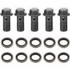 Zohisin Viti Banjo per Freno Moto con Rondelle 5 Pezzi M10 x .25mm e M10 x .0mm per Pinza Freno Cilindro Master e Slave di Freno e Resistenti alla Ruggine di