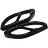 HBAEWEO Copri Marmitte Per Tubi Di Scarico Accessori Esterni Per Terminali Di Scarico Per Auto Per Mercedes Benz Per GLC C Classe E C207 Coupé 2014-2017 W212 W213 W205 X253 C180 C200(Black)