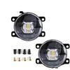SPUFKGE Faro Fendinebbia Per Fiat Per Panda Per Punto Evo Per Sedici 2009-2016 Fendinebbia A LED Per Auto Lampada 8000LM 30W Bianco Giallo 12V Impermeabile(Giallo)