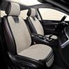 ICOBES Set Completo Di Coprisedili Per Auto In Lino per Audi Q8 2018-2023, Set Coprisedili Anteriori e Posteriori con 5 copripoggiatesta, Accessori Interni,A/BEIGE