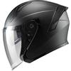 Generico CASCO JET MPH MAXI NERO OPACO ECE 22.06 TAGLIA XL