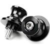 QJY-Motor Part-Store QJY 2pcs M8 8MM Moto Nottolini Cavalletto Universale per S1000 R XR K-AWASA-KI Z650 Z800 Z900 Suzuki GSR 600/750 GSX-R 600/1000 DL1000 V-Strom GSF 1250s Bandit GSX 1300R -Nero