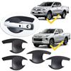 JHCHAN Copri chiave per Mitsubishi L200 Triton 2015-2024, inserto per maniglia della portiera dell'auto, maniglia Cup Guard, 4 porte Pickup in ABS, maniglia esterna per portiera dell'auto (maniglia