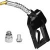 lalago Pistola Erogatrice Automatica per Gasolio e Diesel Nero, Pistola da Riscaldamento Autoadescante, Pistola per Pompa Diesel con Raccordo per Tubo Flessibile da 3/4 e 1/2