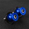 QJY-Motor Part-Store QJY 2pcs M8*1,5 8MM Moto Nottolini Cavalletto Universale per S1000 R XR SUZUKI GSR 600/750 GSXR 600/1000 DL1000 V-Strom GSF 1250s Bandit GSX 1300R -Blu