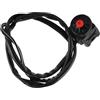 Zohisin Interruttore Universale Kill Switch Pulsante Clacson Moto 22 mm Manubrio - Motorcycle Handlebar Horn Switch Motorcycle Handlebar Horn Stop Switch per motocicli uso su guida