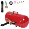 Peviasot Pneumatici Booster 20 l, compressore d'aria per auto, aria compressa con valvola di sicurezza, max. 10 bar, per auto, camion, trattori e altro ancora, colore rosso, accessori inclusi
