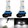 KATUR H8 H9 H11 LED Fend Light Bulb Max 80W Chip CSP ad Alta Potenza 1600 Lumens 6500K Xenon Bianco Sostituire per fendinebbia o Luce di Marcia Diurna DRL, Confezione da 2