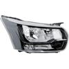 LONGLING Faro anteriore Faretto Anteriore Nero Destro con Motore per Ford Transit V363 2014-2025
