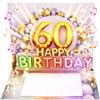 Joli Coon Biglietto auguri 60 anni donna - Biglietto auguri compleanno 60 anni c