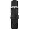Timex TW7C08400 IQ+ Move - Cinturino in pelle nera da uomo, 20 mm