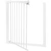 Momi Cancelletto per porte e scale MoMi PAXI PLUS, estensibile da 75 a 82 cm, cancelletto di sicurezza per bambini con 2 prolunghe da 7 e 14 cm in dotazione, con morsetti - installazione senza foratura