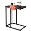 Avilia Tavolino Laterale da Divano 40×26×58 cm - Coffee Table in MDF e Ferro, Comodino Camera da Letto, Tavolino da Salotto Design Moderno, Piano Waterproof Anti-Graffio, Montaggio 3 Step