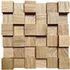 IG Acoustics Diffusore acustico 2D 500, 30 x 30 cm, diffusore acustico, pannello da parete in legno, pannello acustico (rovere chiaro)