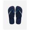 Havaianas Brasil Logo M - Infradito - Uomo - Blu Navy
