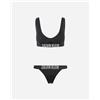 Calvin Klein Jeans Bralette Elastic W - Bikini - Donna - Nero