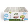 Grazie EcoNatural Grazie Natural, Carta Igienica EcoNatural, 56 Rotoli, Carta Igienica Riciclata Fiberpack 100% Ecologica, Rispetta l'Ambiente, Certificata Ecolabel e FSC Recycled, Made in Italy