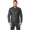 FASTWAY City Men 211 giacca di pelle uomo nero