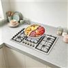 Jerool Piano cottura a gas, 5 fuochi, NG Gas Stove, 3,3/2,75/1,75/1 kW, design integrato