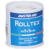 Master Aid Cerotto in Rocchetto Rolltex Tela 5x5 1 pz
