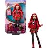 Mattel Mattel Disney Descendants: Wicked Wonderland - Red figlia della Regina di Cuori, bambola ispirata al film con abito rosso e nero e accessori rimovibili inclusi, JMP45
