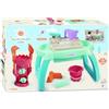 Ecoiffier - Tavolo sabbia e acqua per bambini - 3 scomparti con molti accessori inclusi - da 18 mesi - Giocattolo per bambini - 4603 - Garanzia Francia Origine