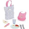 Corolle Grande Scatola pasto Floreale, 10 Accessori, per poponi 36 e 42 cm, dai 2 Anni, 9000141800, Multicolore