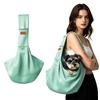 chituodian Borsa per Cani Piccola Taglia da Viaggio, Regolabile Borsa Cane Taglia Piccola da Viaggio, Trasporto Marsupio per Cani a Tracolla Porta Animali Domestici per Cane/Gatto Fino a 5 KG